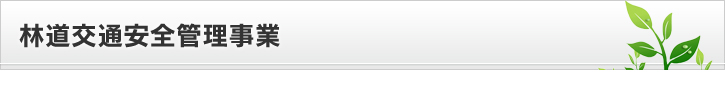 林道交通安全管理事業